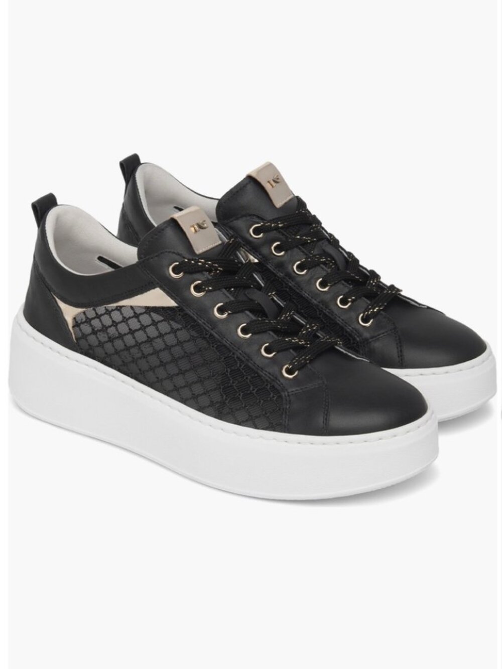 NeroGiardini Mesh Platform Sneaker
